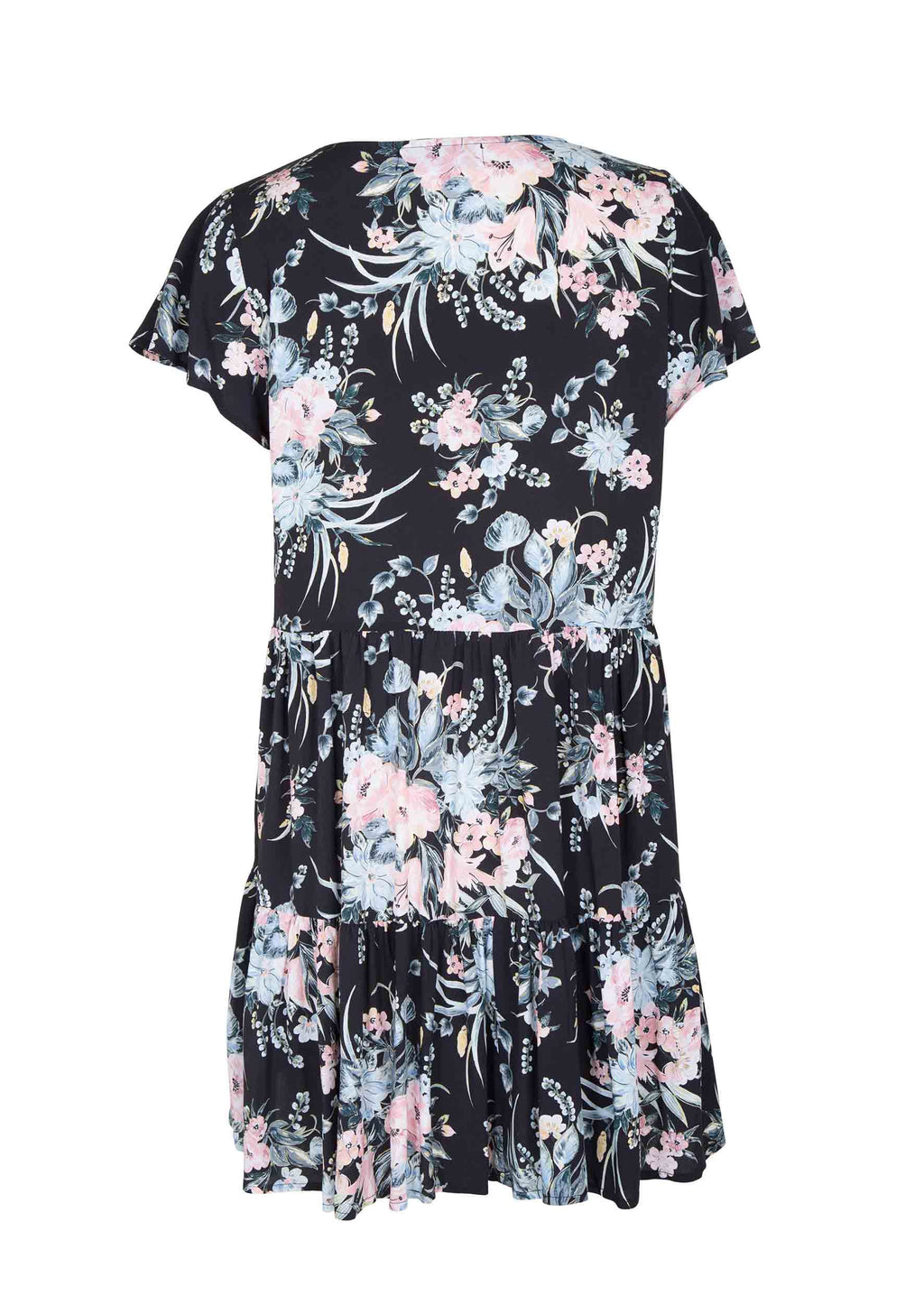 Scarlett Baby Doll Mini Dress Black